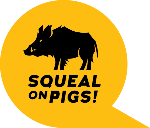 Squeal on Pigs! Logo